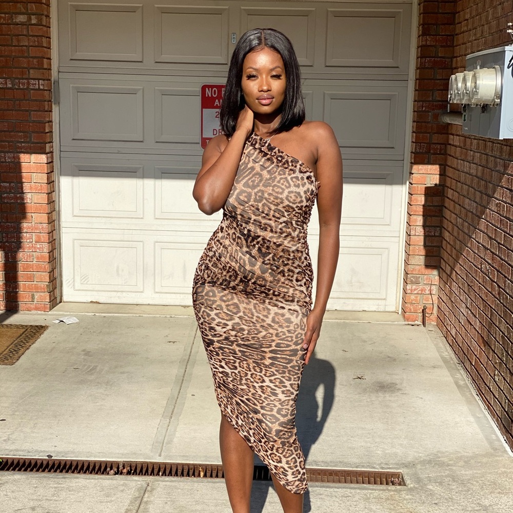 COPY - MAKE ME PURRR CHEETAH / LEOPARD DRESS ✨ - Picture 3 of 10